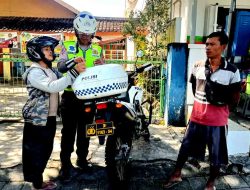 Tindak Pelanggaran Kasat Mata, Satlantas Ngawi Laksanakan Patroli Hunting System