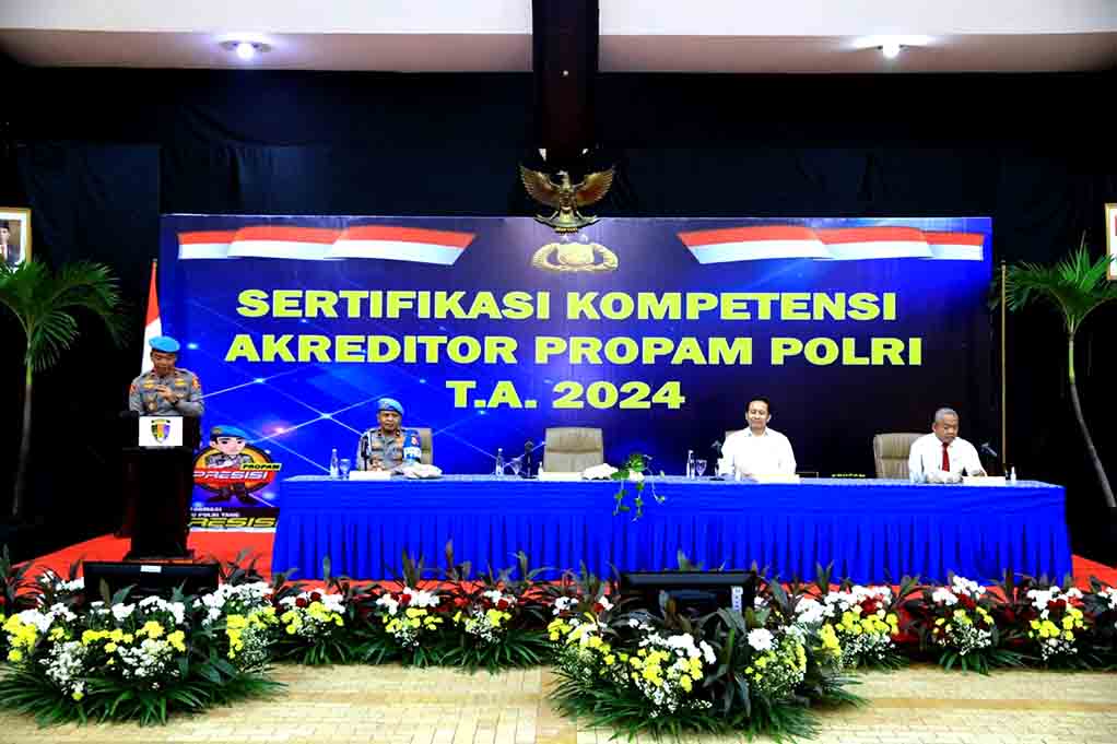 Tingkatkan Pelayanan Publik, Divpropam Polri Gelar Sertifikasi Kompetensi Bintara Akredito