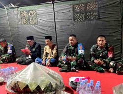 Yonarmed 12 Kostrad Gelar Doa Bersama Masyarakat di Daerah Latihan
