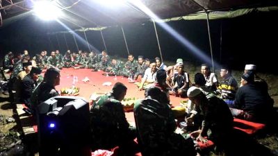 Yonarmed 12 Kostrad Gelar Doa Bersama Masyarakat Di Daerah Latihan 2