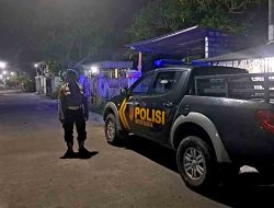 Anggota Polsek Sekaran Patroli Blue Lihgt Antisipasi Arak-arakan Warga Perguruan Silat