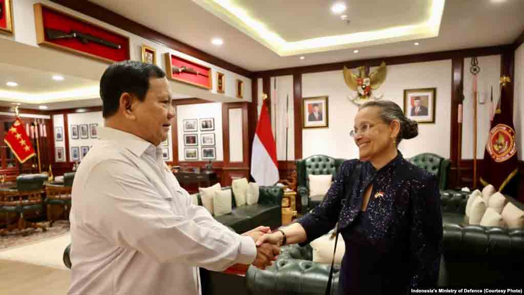 Bertemu Dubes As, Prabowo Berterima Kasih Atas Kerja Sama Pertahanan