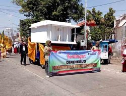 Dindikbud Kabupaten Pemalang Ikut Meriahkan Karnaval Pembangunan dan Seni Budaya Kenalkan Batik Goyor