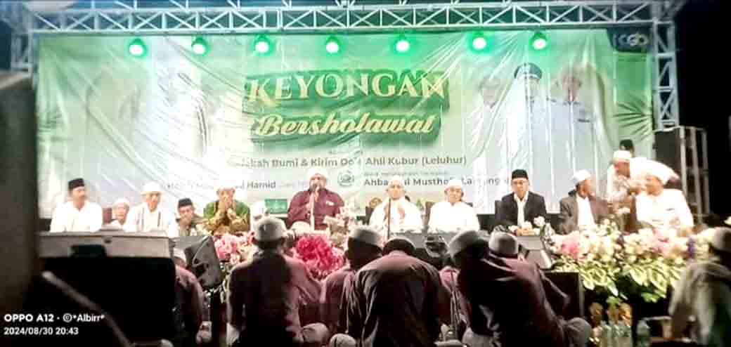Gebyar Sholawat Dalam Rangka Sedekah Bumi Dan Kirim Do'a Leluhur Desa Keyongan