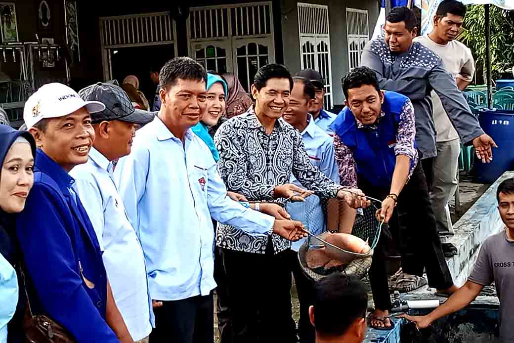 Hnsi Dpc Banyuasin Gelar Silaturahmi Bersama Kelompok Nelayan.
