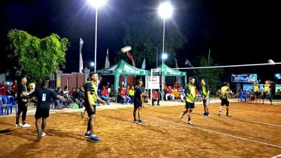 Hut Ri Ke 79 Satgas Tmmd 121 Kodim Ngawi Ikuti Lomba Voli Di Kecamatan Pitu 2