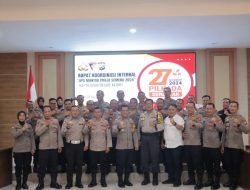 Polres Kediri Gelar Rakor Internal Operasi Mantab Praja Semeru 2024