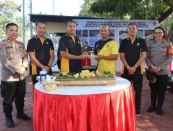 Kapolres Kediri Kota Resmikan Lapangan Tenis Bhayangkara