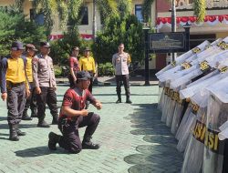 Gelar Simulasi Pengamanan, Polres Magetan Siap Kawal Pilkada Serentak 2024