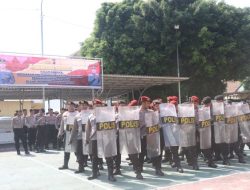 Untuk Pengamanan Pilkada Serentak 2024 Polres Bondowoso Tingkatkan Kemampuan Dalmas