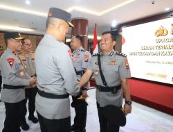 Irjen Pol Drs Imam Sugianto,M.Si Pimpin Sertijab Dua Pejabat Utama Satuan Kerja Polda Jawa Timur