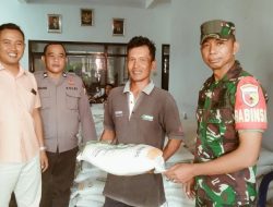 Polsek Pagu Pam Pendistribusian Bantuan Beras Cadangan Pangan Pemerintah
