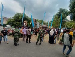 Polsek Kepung Pam dan Monitoring Pentas Seni Bantengan dan Tari Kenaren