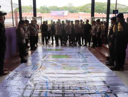 Polres Kediri Kota Amankan Pertandingan Persik Kediri VS Maluku Utara United