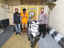 Kurang dari 24 jam Polisi Berhasil Ungkap Curanmor di Gresik Satu Tersangka Diamankan