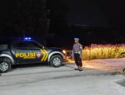 Antisipasi Guantibmas Polsek Sekaran Patroli Blue Lihgt di Tempat Rawan Kriminalitas