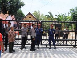 Polres Kediri Kota Pertebal Pengamanan Kantor KPU pada Tahapan Pendaftaran Paslon di Pilkada 2024