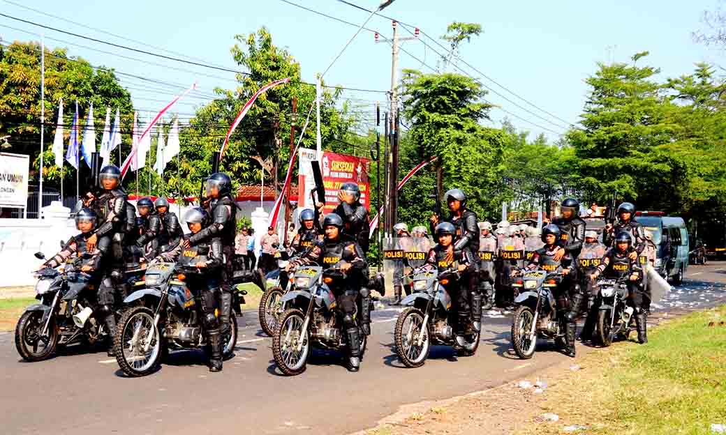 Jelang Pilkada Jateng 2024, Polres Pekalongan Gelar Latihan