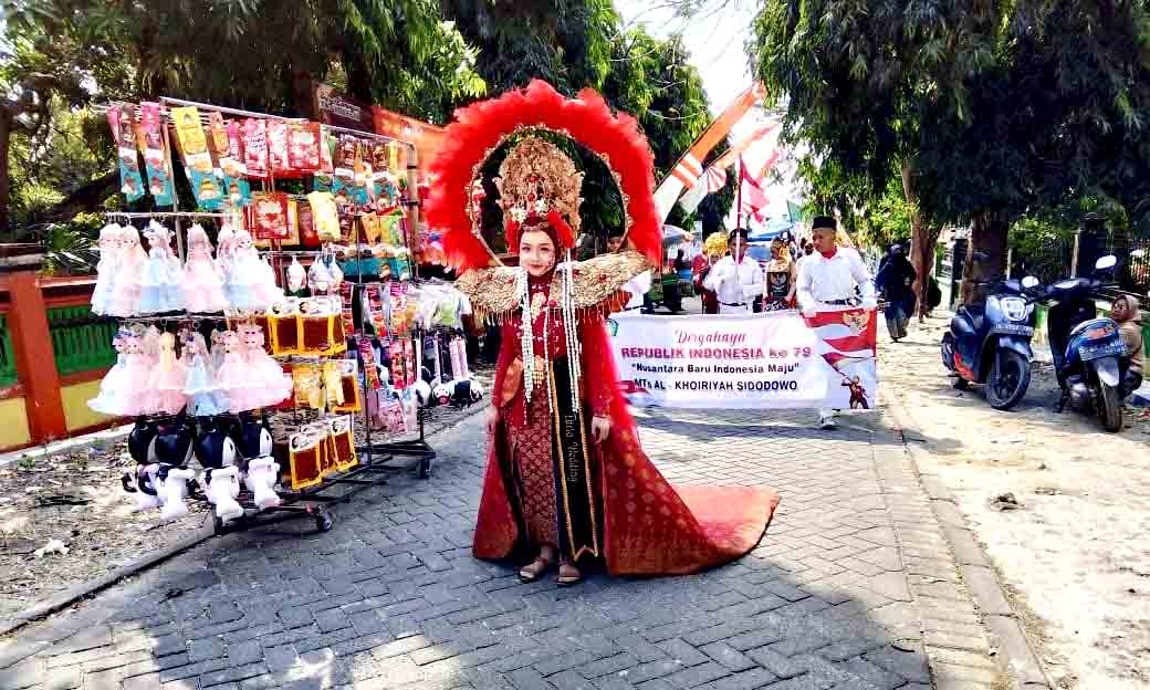 Kemeriahan Hut Ri Ke 79 Di Kecamatan Modo Karnaval Tingkat Smp Dan Sma 2