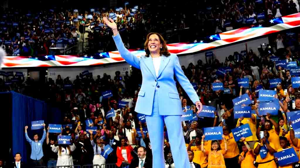 Ketua Komite Nasional Demokrat Harris Kumpulkan Cukup Suara Untuk Jadi Capres