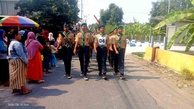Lomba Gerak Jalan Meriahkan Hut Ri Ke 79 Di Kecamatan Tulangan 2