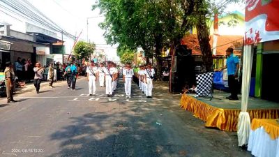 Lomba Gerak Jalan Meriahkan Hut Ri Ke 79 Di Kecamatan Tulangan 3
