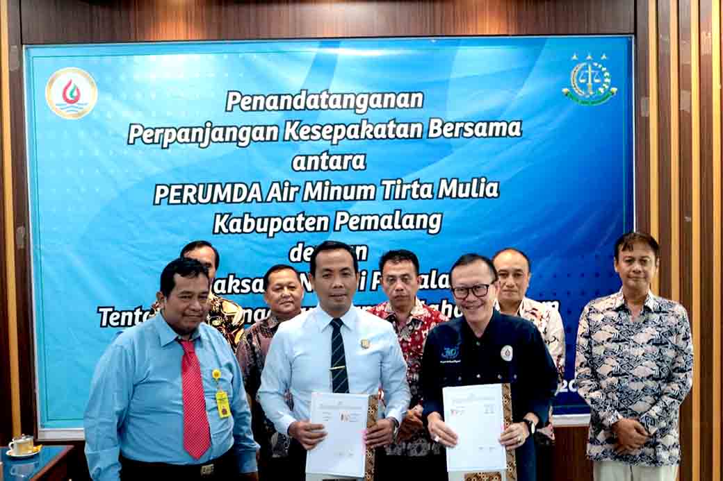Pdam Tirta Mulia Perpanjang Kerjasama Hukum Dengan Kejaksaan Negeri Pemalang
