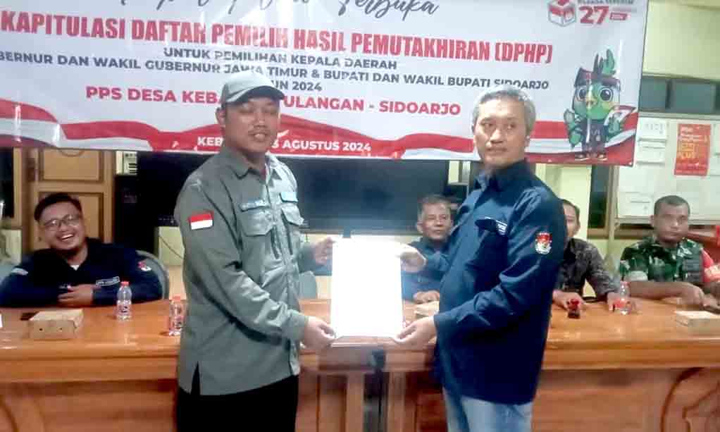 Pps Desa Kebaron Gelar Rapat Pleno Terbuka Rekapitulasi Dphp 2