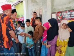 Pemuda Pancasila (PAC) Kecamatan Babat Gelar Rutinan Santunan Anak Yatim Serta Dhuafa