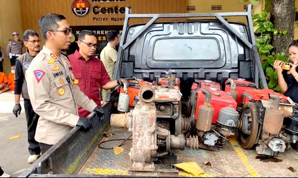 Polres Ngawi Berhasil Ungkap Kasus Pencurian Diesel