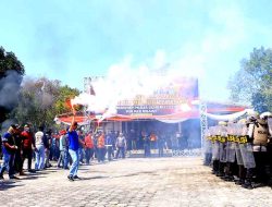 Polres Ngawi Gelar Gladi Lapang Sispamkota, Pastikan Kesiapan Pengamanan Pilkada Serentak 2024