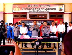 Polres Pekalongan Ungkap 9 Kasus Selama Juli 2024