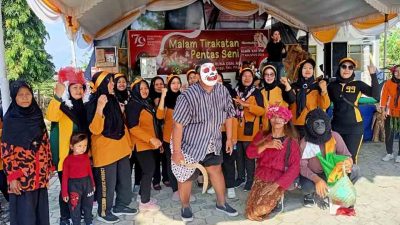 Rayakan Hut Ri Ke 79, Warga Dewi Ngubalan Ramai Ikuti Jalan Sehat Karnaval 2