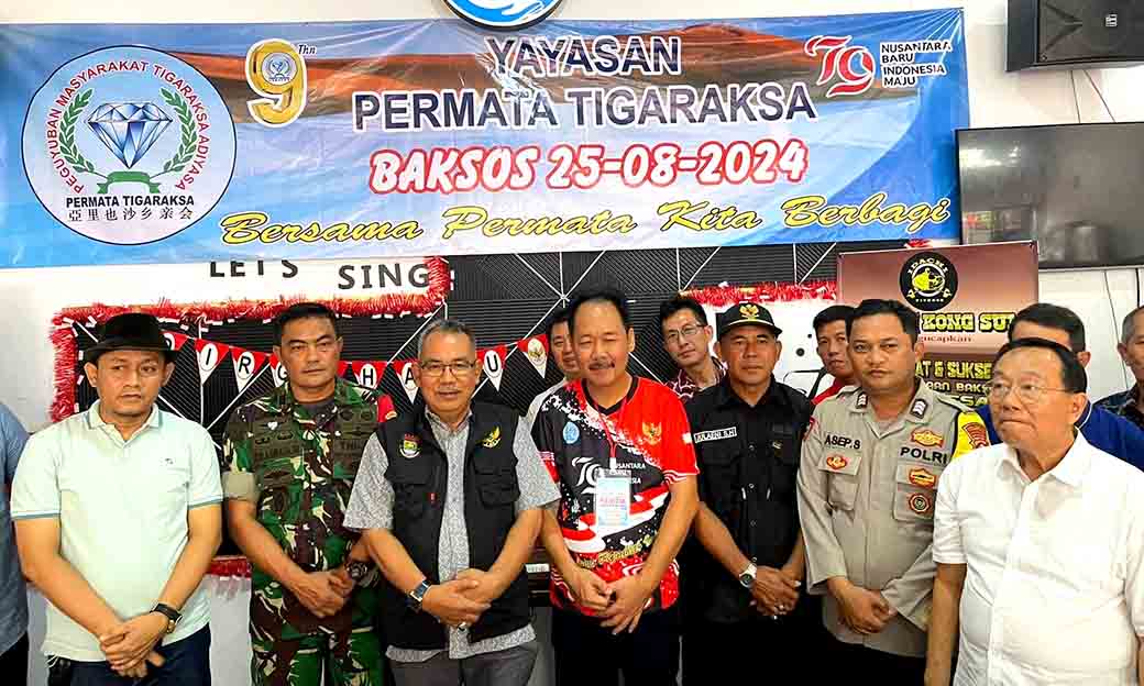 Rayakan Milad Ke 9 Tahun, Yayasan Permata Tigaraksa Bagikan Ribuan Sembako Dan Doorprize Menarik