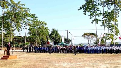 Semangat Nasionalisme Tinggi, Satgas Tmmd 121 Ikuti Upacara Hut Kemerdekaan Ri Ke 79 Di Kecamatan Pitu 2