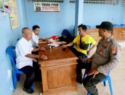 Anggota Polsek Babat Laksanakan Patroli Sambang Desa Jelang Pilkada 2024