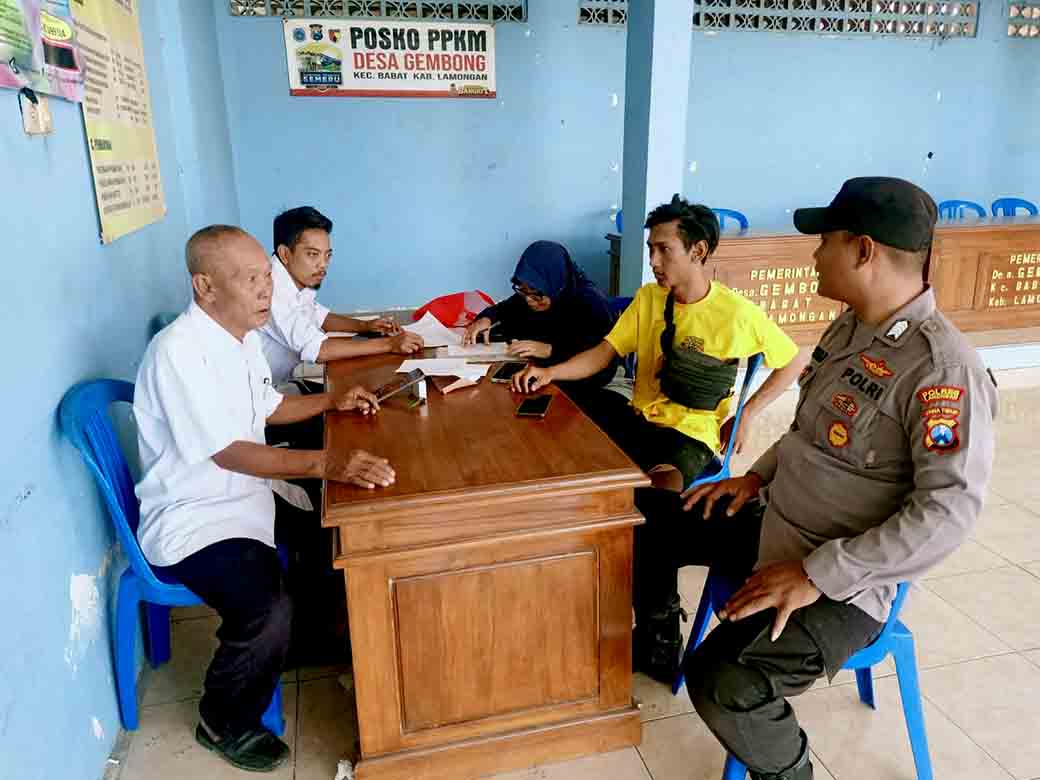 Anggota Polsek Babat Laksanakan Patroli Sambang Desa Jelang Pilkada 2024