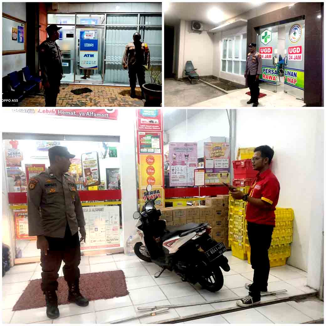 Anggota Polsek Sekaran Melaksanakan Patroli Dialogis Di Obyek Vital