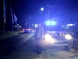 Anggota Polsek Sekaran Patroli Blue Light Antisipasi Hitam-hitam Serta Guantibmas