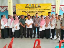 Giat Deklarasi Damai Dalam Rangka Cipta Kondisi Masyarakat Menjelang Pilkada 2024