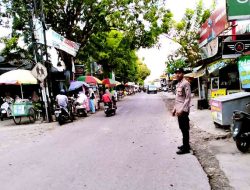 Giat Pengamanan Commander Wish di Simpang Tiga Pasar Miru Kecamatan Sekaran