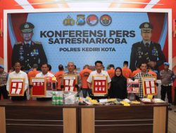 Periode Juli-Agustus, Satresnarkoba Polres Kediri Kota Ungkap Kasus Narkoba dan Peredaran Miras