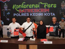 Gercep, Polres Kediri Kota Berhasil Ungkap Kasus Curas di Minimarket