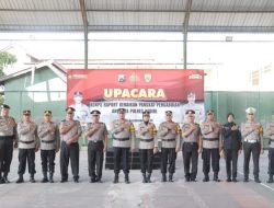 Kapolres Kediri Pimpin Upacara Korps Raport Kenaikan Pangkat Pengabdian