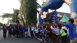 Sambut Hari Lalu Lintas Bhayangkara ke – 69 Tahun 2024, Satlantas Polres Kediri Kota Gelar Charity Run Yatim Mandiri