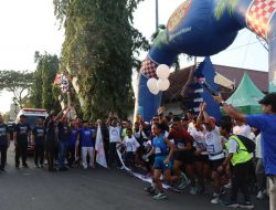 Sambut Hari Lalu Lintas Bhayangkara ke – 69 Tahun 2024, Satlantas Polres Kediri Kota Gelar Charity Run Yatim Mandiri