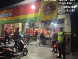 Personel Polres Lamongan Jaga Keamanan Wilayah Melalui Patroli Harkamtibma