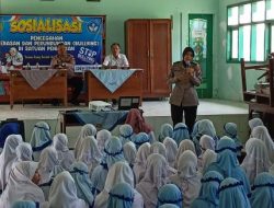 Polsek Wates Sosialisasi Waspada Kenakalan Remaja di SDN Plaosan 1