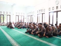 Rutin, Polres Kediri Gelar Binrohtal Untuk Personel