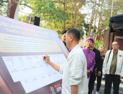 Polres Kediri Kota Kawal Kirab Maskot Pilkada 2024